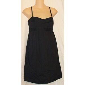 THEORY LITTLE BLACK DRESS LINEN SHEATH SIZE 6  B1
